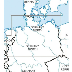 Carte VFR Allemagne du Nord Rogers Data