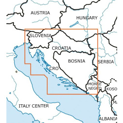 Carte VFR Croatie & Bosnie Rogers Data