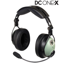 David Clark ONE-X Headset - with Twin Plugs (GA) U/174