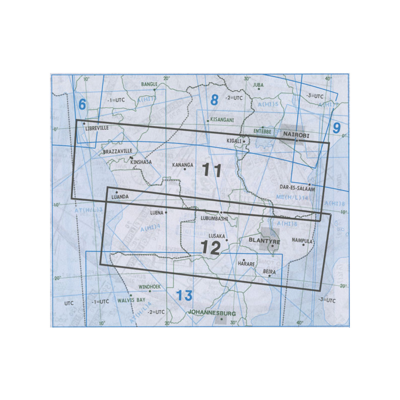 High and Low Altitude Enroute Chart Africa A(H/L)11/12, 11.90 CHF