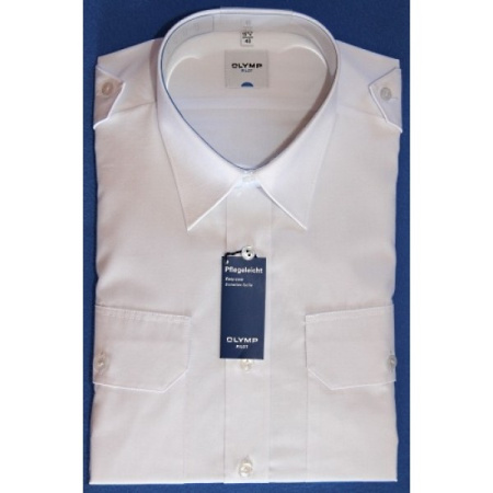 Pilot Shirt white - short sleeve 39