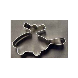 Tin Cookie Cutter - Helicopter large