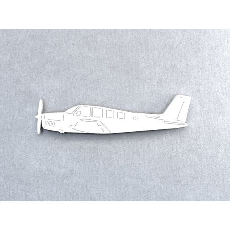 Beechcraft Bonanza blanc