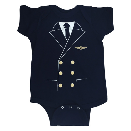 Baby Strampler Pilot "Uniform"