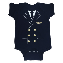 Baby Strampler Pilot "Uniform" 6 Monate