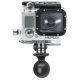 RAM Mount Kamera-Adapter GoPro Hero / Garmin Virb mit 1-Zoll Kugel