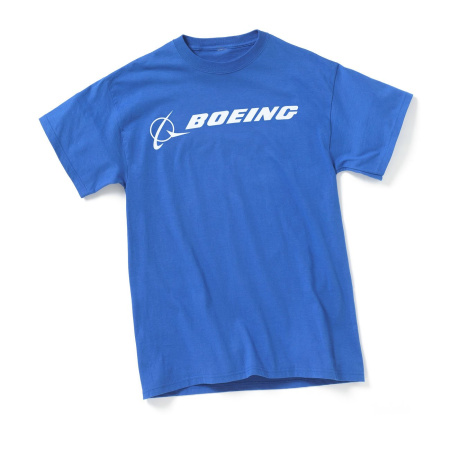 T-Shirt Royale Signature du logo Boeing bleu M