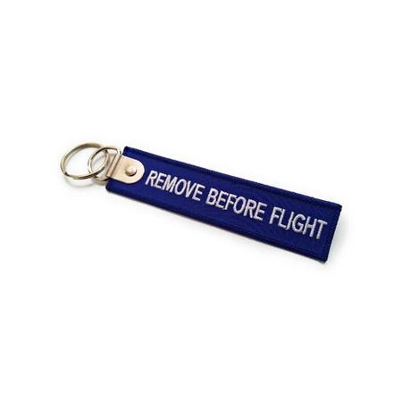 Schlüsselanhänger Remove before flight Navy blue