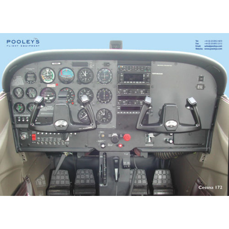 Cockpit Poster Piper Warrior PA28