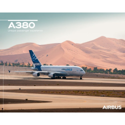 Poster A380 vue au sol