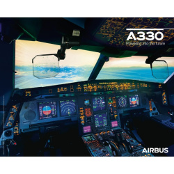 Poster A330neo vue du cockpit