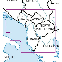 Balkans VFR Carte OACI