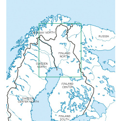 Finlande Nord VFR Carte OACI