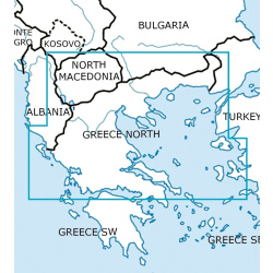 Grèce Nord VFR Carte OACI