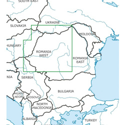 Roumanie Ouest VFR Carte OACI