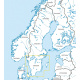 Suède Sud VFR Carte OACI