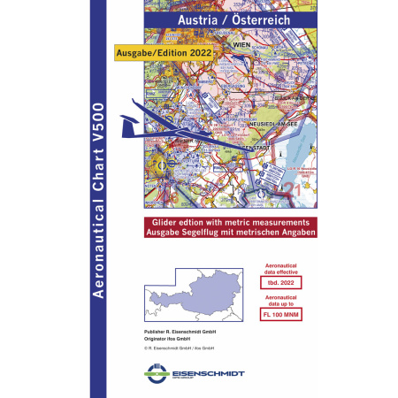 Austria ICAO Glider Chart 2022