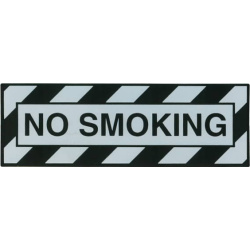 No Smoking Plakette, Aufkleber