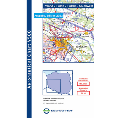 Poland Southwest Visual 500 Chart VFR 2023