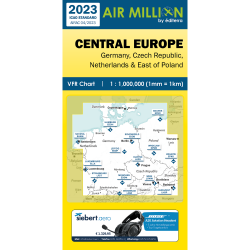 Carte VFR Allemagne Air Million 2023