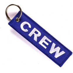 Schlüsselanhänger Crew blau / rot / schwarz