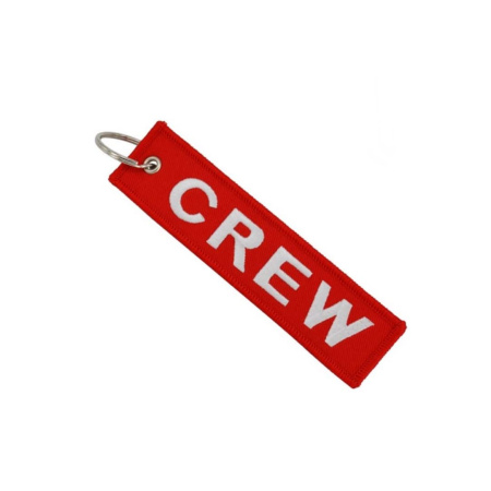 Porte-clés "Crew" rouge