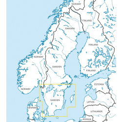 Schweden Süd VFR Karte Rogers Data 2024