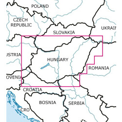 Ungarn VFR Karte Rogers Data 2024