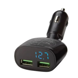 Chargeur double allume cigare 12/24 Volt  2x USB-A
