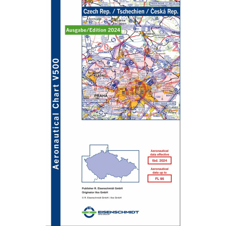 Tschechien Visual 500 Karte VFR 2024