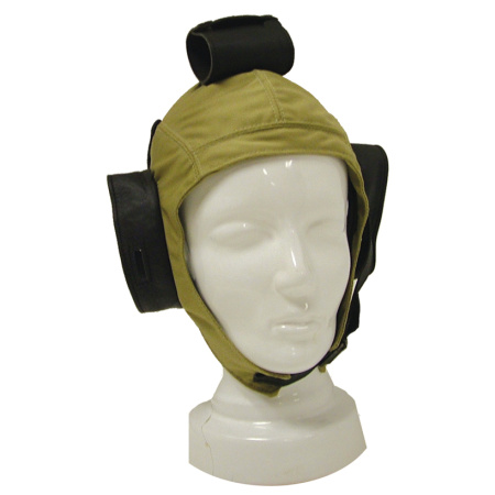 Casque de Vol - Coton avec Finitions en Cuir