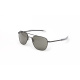 Randolph Aviator gold plated frame, neutral grey lenses, bayonet temples black 58 (large)