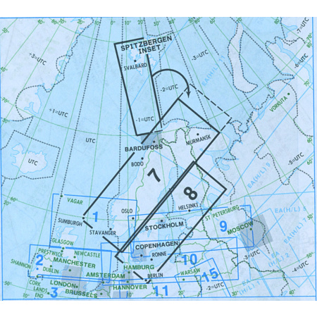 Jeppesen Europe Low Altitude Enroute Chart 7 8 14 40 Chf