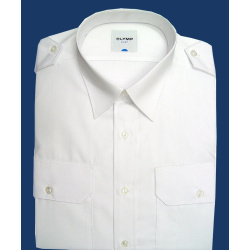 Pilot Shirt white - long sleeve 43